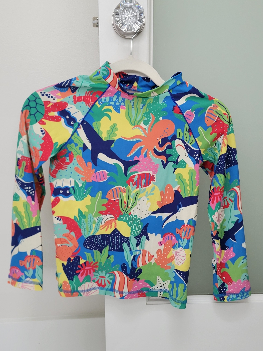 Kids' Mini Boden Long Sleeve Rash Guard Swim Bundle Size Kids 9/10
